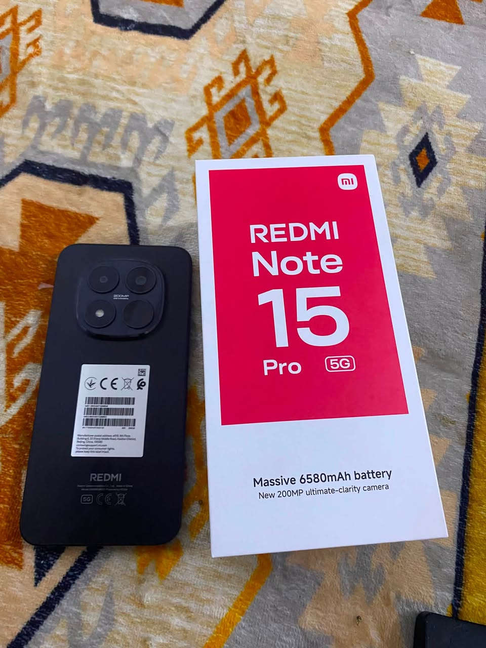 ريدمي نوت 15برو5g استعمال قليل ذاكرة 256 السعر ٣٧٥ ألف ***********
