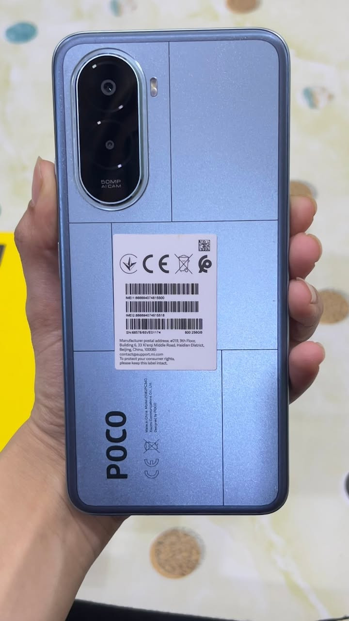 بوكو سي 65 poco 
ذاكره 256 
الجهاز نظيف صارله اسبوع من شتريته هوه وملحقاته
اشتريته ب225 اريده نهايته 200  عنواني بصره


**إذا كنت صاحب هذا الإعلان وتريد حذفه لأي سبب، رجاءا أرسل رسالة إلى الدعم الفني**
