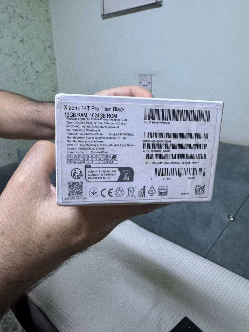 شاومي 14T Pro اخو الجديد ذاكره واحد تيرا نسخه متميزه كارتونته كاملة
 السعر 550 قفل
فقط الي يناسبه السعر يتفضل يتصل على 
*********** رصيد وواتسب
