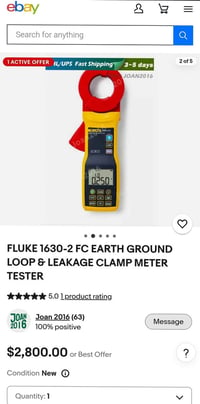 📢 هەلێکی زێڕین بۆ کارەباچی و ئەندازیاران! ​ئامێری ئەسڵی FLUKE 1630-2 F...