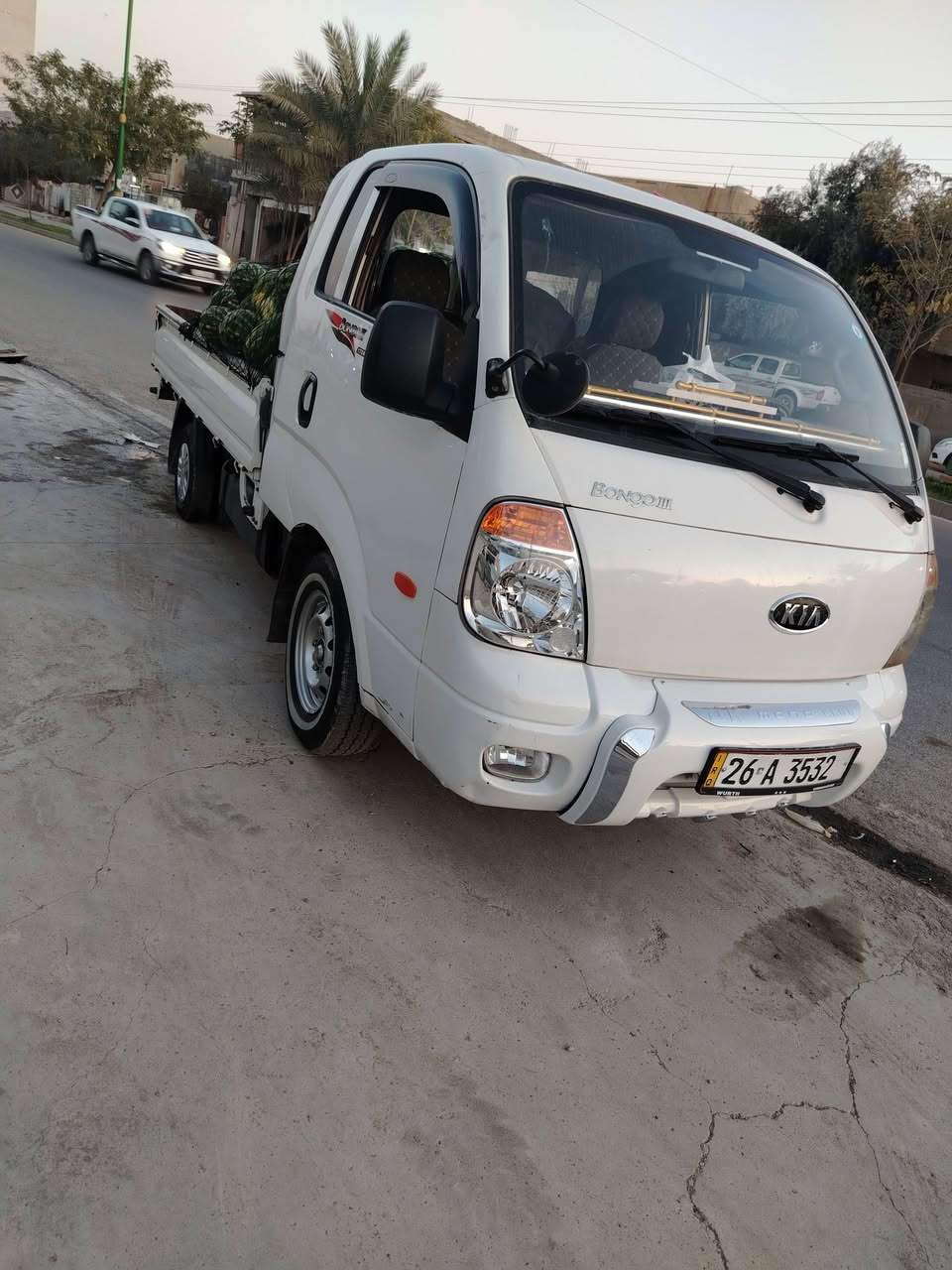 كيه حمل لبيع موديل 2007 سياره نضيفه مال بيت محرك ٣٠٠٠ شاصي شرط محرك كير اكسل شرط صدر جديد ودوشمه جديده سياره حلوه نضيفه مال جناي رقم صلاح الدين جديد رقم مميز حصه كاز بيهه الشراي يتصل عل رقم ***********
