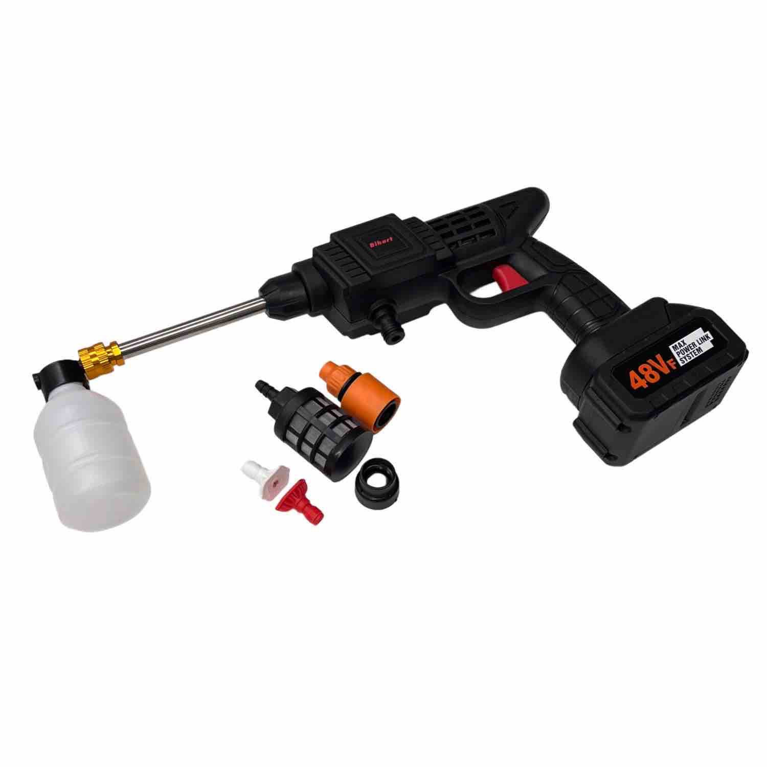 مسدس الغسيل اللاسلكي 48 فولت من Bihart هو أداة قوية ومحمولة للتنظيف السريع في أي مكان. يعمل ببطارية ليثيوم 48VF توفر وقت تشغيل جيد، ويمنح ضغط ماء يصل إلى 30 بار بفضل محرك 300 واط، ما يجعله قادرًا على إزالة الأوساخ العنيدة بسهولة. يأتي مع مجموعة فوهات متعددة تناسب مختلف الاستخدامات: غسل السيارات والدراجات، تنظيف الأرصفة والأثاث الخارجي، سقي الحدائق، وتنظيف الأسطح. كما يحتوي على فلتر مياه مدمج لحماية المضخة وإطالة عمر الجهاز. الملحقات: خرطوم 2 متر، فلتر، فوهات متنوعة، شاحن. الخلاصة: جهاز عملي، قوي، ومثالي للتنظيف في أي مكان بدون أسلاك


**إذا كنت صاحب هذا الإعلان وتريد حذفه لأي سبب، رجاءا أرسل رسالة إلى الدعم الفني**