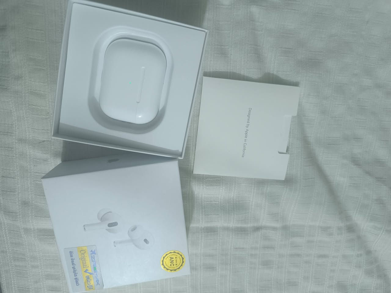 سلام عليكم 
سماعات بلوتوث (الجيل الثاني).AirPods pro 2
جديد مفتوحه فقط 
سعره 20 الف


**إذا كنت صاحب هذا الإعلان وتريد حذفه لأي سبب، رجاءا أرسل رسالة إلى الدعم الفني**
