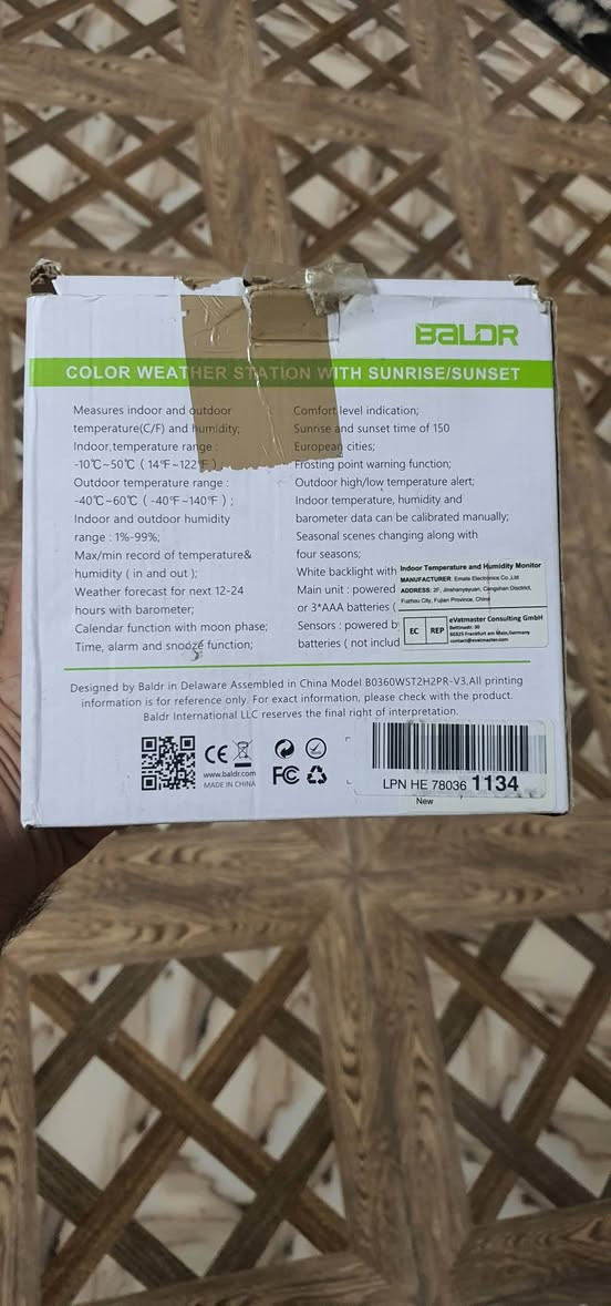 ساعة الكترونة منضدية وجدارية بيها مواصفات هواية يشتغل وكهرباء
السعر ١٨ الف مع التوصيل


**إذا كنت صاحب هذا الإعلان وتريد حذفه لأي سبب، رجاءا أرسل رسالة إلى الدعم الفني**