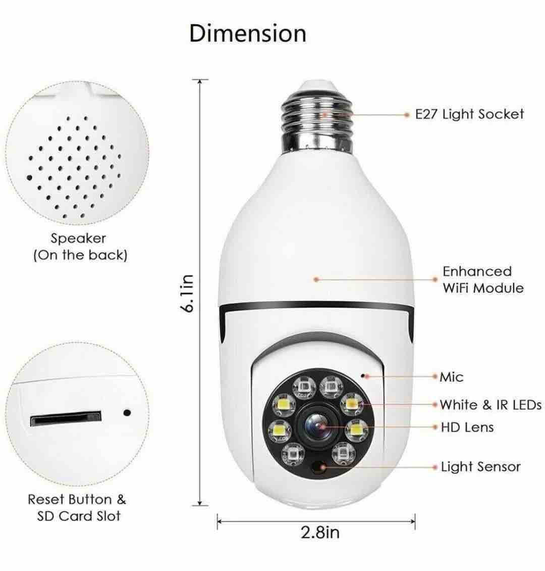 الاسم: كاميرا مراقبة ذكية بدوران 360° الوصف: احصل على حماية ذكية ومراقبة شاملة لمنزلك أو مكتبك مع كاميرا المراقبة الذكية بزاوية دوران 360°، التي تمنحك رؤية واضحة وتحكم كامل في أي وقت ومن أي مكان. المميزات: 📸 رؤية بانورامية 360°: تغطية شاملة للمكان بفضل الدوران الأفقي والعمودي بدقة عالية. 📱 تحكم ومراقبة عن بُعد: تدعم الاتصال عبر شبكة الواي فاي وتعمل مع تطبيق الهاتف بسهولة. 🌙 تصوير ليلي متطور: رؤية واضحة حتى في الظلام الكامل بفضل مستشعر الأشعة تحت الحمراء. 🔍 تكبير وتصغير وإمالة: لتحديد أدق التفاصيل والتحكم في زاوية الرؤية بحرية. 🎤 تواصل صوتي مباشر: تحتوي على مايكروفون وسبيكر مدمجين بصوت نقي للتحدث والاستماع مباشرة. 💾 تسجيل وحفظ الفيديوهات: تدعم كارت ذاكرة لتسجيل الأحداث والرجوع إليها متى شئت. 🚨 تنبيه ذكي للحركة: تصدر إشعارات فورية عند اكتشاف أي حركة بفضل مستشعر PIR المتطور. 🧩 تركيب سهل وتشغيل بسيط: جاهزة للعمل خلال دقائق دون الحاجة إلى تعقيدات


**إذا كنت صاحب هذا الإعلان وتريد حذفه لأي سبب، رجاءا أرسل رسالة إلى الدعم الفني**