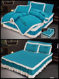 فرشة مقرنصة • ٦ قطع نفرين • لحاف ٢٢٠/٢٤٠