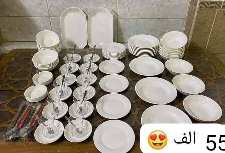فحص الطلب بوجود المندوب اي ختلاف عن الصور لتستلم 🌹
السعر (55 )السعر )55)فقط عرض لفتره☺️
العدد(112)قطعه ستكون من 👇👇
12 ماعون مال طعام
12 ماعون مال حلاوه
12 طاسه مرك
12 طاسه طرشي 
2 بلم 
12 ماعون شاي
12 ستكاين شاي
12 خاشوكة اكل
12 خاشوكة شاي
12 جطلات
2 سجاجين
التوصيل مجاني لكل محافظات العراق


**إذا كنت صاحب هذا الإعلان وتريد حذفه لأي سبب، رجاءا أرسل رسالة إلى الدعم الفني**