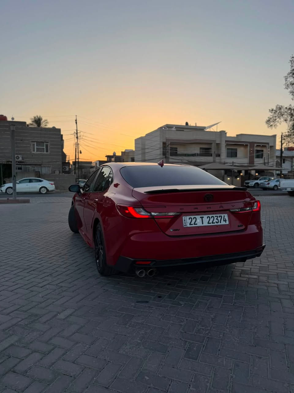 بيع | كامري 2025 SE Hybrid (Black Edition)

* اللون: أحمر مميز ❤️
* الممشى: 20,000 كم
* الفئة: SE بلاك إديشن هايبرد

المواصفات:

* شاشة مع Apple CarPlay
* مقاعد جلد كهربائية
* 
* تحكم بالمقود
* رادارات كاملة
*
* هايبرد اقتصادي

حالة السيارة:
السيارة بحالة ممتازة ميكانيكيًا، ويوجد حادث خلفي خفيف، تم تغيير الباب الخلفي والجنطة مع وجود رش في القطع المتضررة فقط، وتم الإصلاح بشكل ممتاز.

السعر: (225$)

للاستفسار أو المعاينة، التواصل على الخاص أو الاتصال ***********
