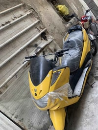 للبيع ماجستا دبل رون لون اصفر نادر دراجة جاهزه وتشغلها نكره سلف كهربائ...