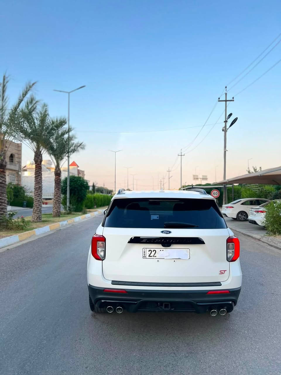 Ford Explorer 2023 ST
مودیل ۲٠۲۳
اللون ابیض ثلجی
تضیلل PPF مات اصلي
مواصفات ST
فول فول مواصفات بدون بانوراما
كشنات جلد و كهربائي و ميموري 
كشنات تدفئة حار و بارد
كشنات خلفي VIP
ستيرن هيتر
تبريد مركزي و يشتغل حار و بارد
السماعات سيستم 
مراية شفت
مراية حساس
رادار و حساس و كاميراة ٣٦٠ درجة
نظام ايكو 
اوتو ستوب
بريك بصمة 
كير فوليو ى بيها شفت عل ستيرن 
السيارة جاهزة و ما بيها اي نواقص 
رقم و سنوية جديدة
ماشية ٣٠ الف مايل
بيها ٢ قطعة صبغ بدون دواخل
ايرباك سيستم من وظع بلادي 
مكان سيارة اربيل***********
