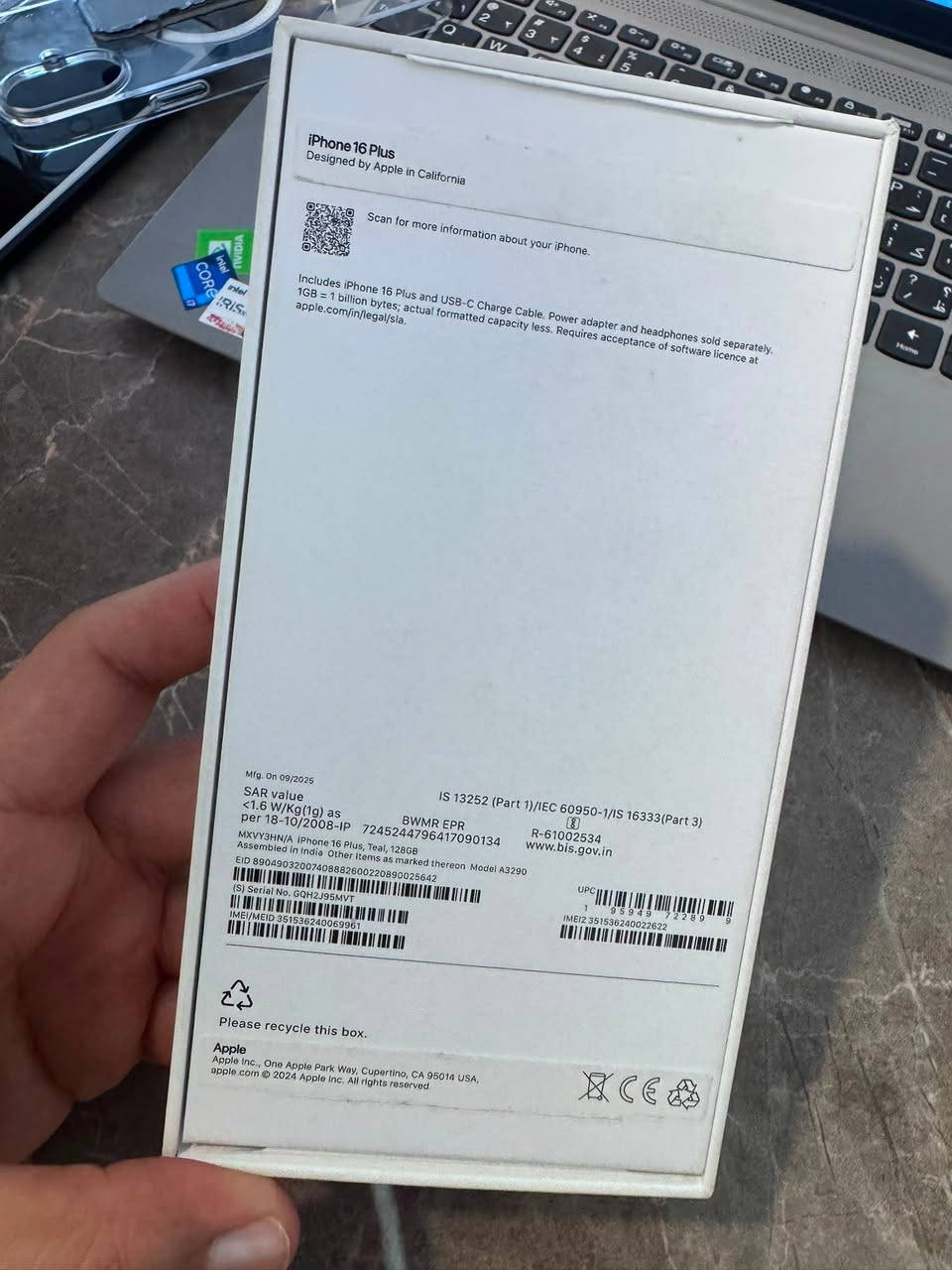16 عادي 🔥
بطارية 94🔋
ذاكرة 128🔥
جهاز برغي ممفتوح 
دبل سمكرت 
جهاز نضيف نضيف 
كامل ملحقات 
السعر 850 بي مجال 
الاتصال ***********

