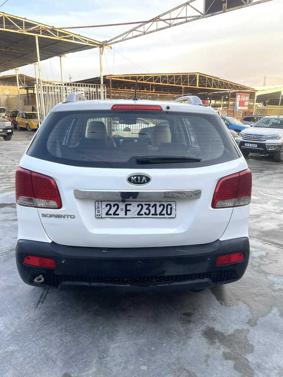 السلام عليكم للبيع فقط كيا سورنتو 2012    خليجي رقم اربيل. الجديد   محرك 4 سلندر دوش 7 راكب  تخم تاير صدر جديد كير ومحرك  شرط مكفولات سياره جديده وجاهزه  سنويه جديده  بيه قطعتين صبغ بدون دواخل سونار مرفق مع المنشور مكاني سامراء السعر 135 بيه مجال لشراي ***********
