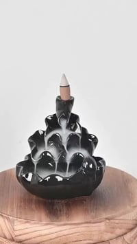 مبخرة سيراميك • شلال دخاني • بخور باكفلو