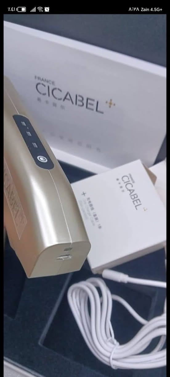 🌸✨ جهاز CICABEL الأصلي للعناية بالبشرة ✨🌸
تعبتي من بهتان البشرة والترهلات؟
هسه الحل بين إيدج 🤍
💎 يحفّز إنتاج الكولاجين
💎 يساعد على شد البشرة وتقليل الخطوط
💎 يعطي نضارة ولمعان من أول استخدام
💎 استخدام منزلي سهل وآمن
💎 تصميم أنيق وخفيف الوزن
دلعي نفسج بجلسة عناية احترافية وإنتِ بالبيت 😍
📦 متوفر الآن


**إذا كنت صاحب هذا الإعلان وتريد حذفه لأي سبب، رجاءا أرسل رسالة إلى الدعم الفني**