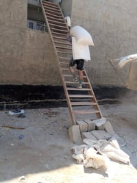 درج خارجي • ٦ متر • حديد ثقيل