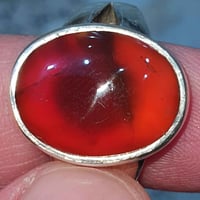 عقيق يماني • خاتم ٢٣ • حجر ١٩مم