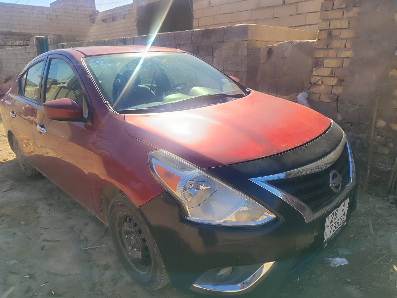 نيسان فيرسا 2017 جاهزه للبيع أو المراوس حسب القناعه السعر 83ديوانيه الشاميه للتواصل ***********
