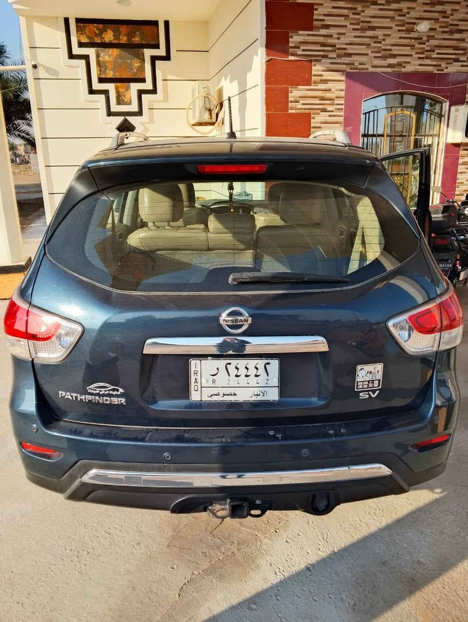 سلام عليكم
نيسان باثفندر 
للبيع 
موديل 13
خليجي 
محرك 6
3300دوش
7راكب 
فول مواصفات واحد ع واحد 
حته صندوك. كهرباء 
فور ويل 
ضرر قطعه وحده صبغ بدون دواخل 
رقمه انبار تحويل مباشر 
السعر 145وبيه مجال مراوس حسب الاتفاق يرهم 
مكانه الأنبار الرمادي 
***********
