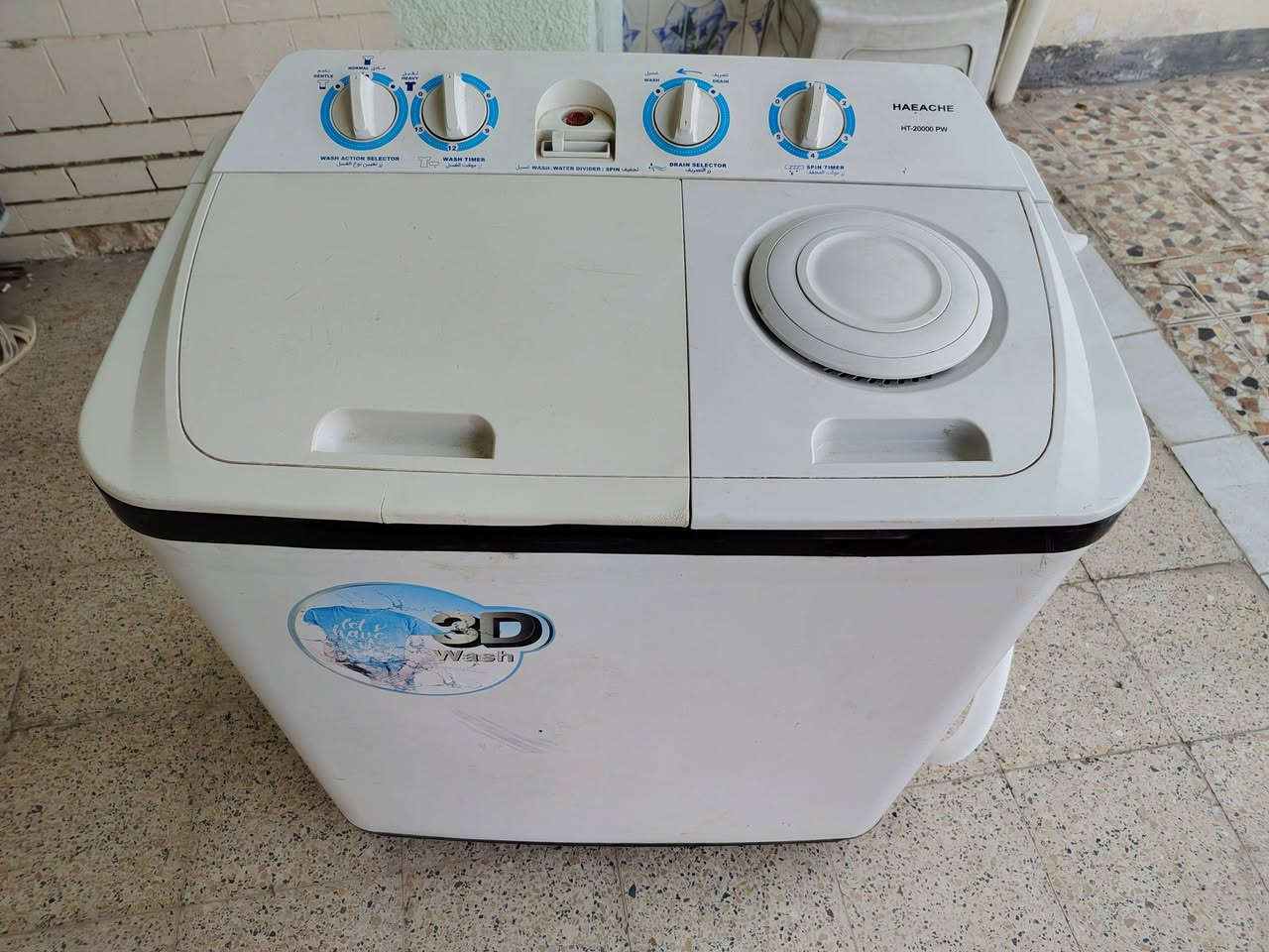للبيع غساله نوع هيتاشي أخت الجديده نظيفه جدا حجم 15 كيلو كله شغاله غسل تجفيف تصريف ماء تمام وعلى الفحص وبيه ضمان مابيه أي  نقص ولاضرر ولاعطل على وضع الشركه سعره 80 الف في مركز مدينة الحله حي الزهراء قرب جسر الأم في الفرع المقابل لدائرة التقاعد موبايل ***********
