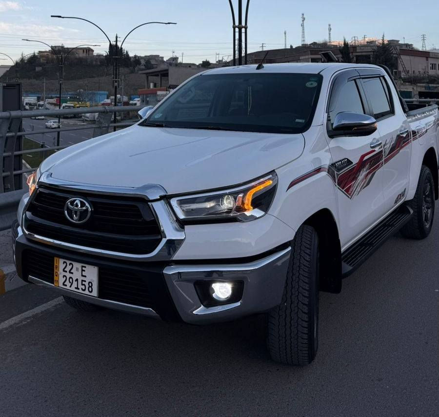 تويوتا هايلكس 2023 گير اوتوماتيك دبل اكسل
درجة أولى صفري شركة جهان
فول فول مواصفات
بصمة + شاشة كبيرة
كوشن تبريد + سلايد + جام خلفي
مرايات شفط
ماشية بس 56,000 كم

🟪 السعر  :: الطلب في التعليقات ويوصلك مباشرة ✍️ 📩

رقم وسنوية  وكلشي جديد
گير ومكينة واكسل كلهن بشرط

رقم المالك:
***********
واتساب
