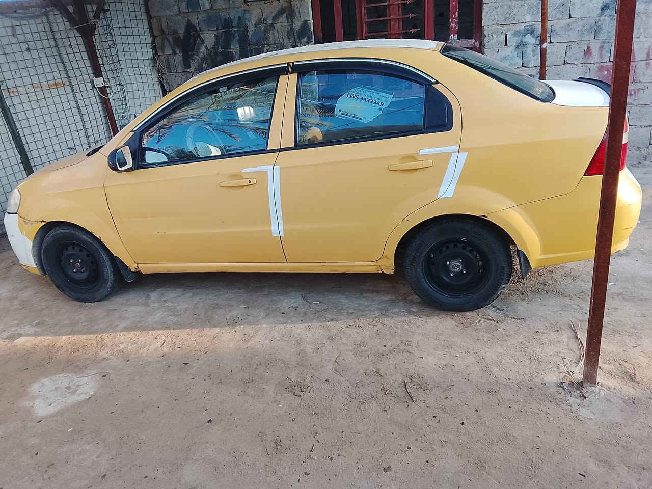 سلام عليكم لبيع سياره افيو موديل 2009خليجي محرك 1600كيرعادي محرك وكير وصدر جداد تحويل مباشر كهربائي شغله تخم تاير السعر 38وبيها مجال بصيط العنوان الفلوجة النساف استفسار على رقم ***********
