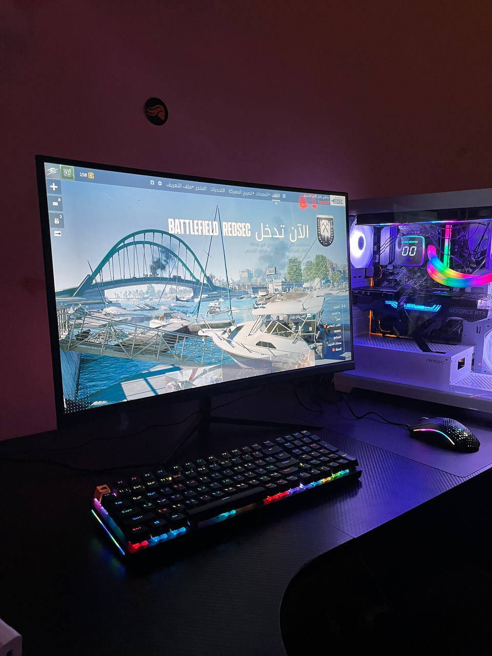 السلام عليكم....
RTX 3070ti ZOTAC GAMING
i5 10600 KF مكسور سرعة من الشركة
ASUS PRIME Z490-P
SSD 512 GB
RAM 16 8x2 DDR4 3200 hz
power 1000 GOLD
360mm RGB AIO Liquid Cooler with LCD Display مبرد
الكيس C300 Antec

السعر مليون و 500 الف قفل
***********

مكاني بغداد توصيل موجود
