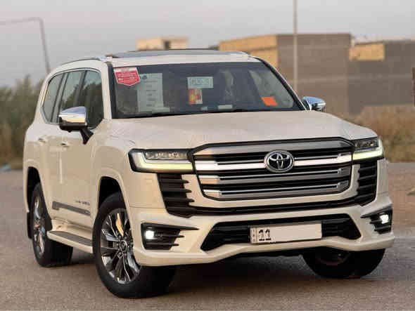 سلام عليكم 
 لاندكروز 2024 LIMITED VX
لمتد SAS توين تيربو. ضمان  
فول مواصفات للاخير    
٤ كامرات 
خزن ميموري
جميع الكشنات كهرباء 
جنطه شفط 
رادار خلفي 
حساس امامي خلفي 
جلد شاحن 
كشنات تدفئه تبريد 
ستيرن كهرباء 
مري شفط 
٥ بصمات
٣ شاشات تطبيق 
توقف ذاتي 
١٩ سماعه سيستم jBL
ماشيا 20 الًف 
باقي المواصفات معروفه 
السعر 810 بي مجال 
للاستفسار
***********
*********** بغداد
