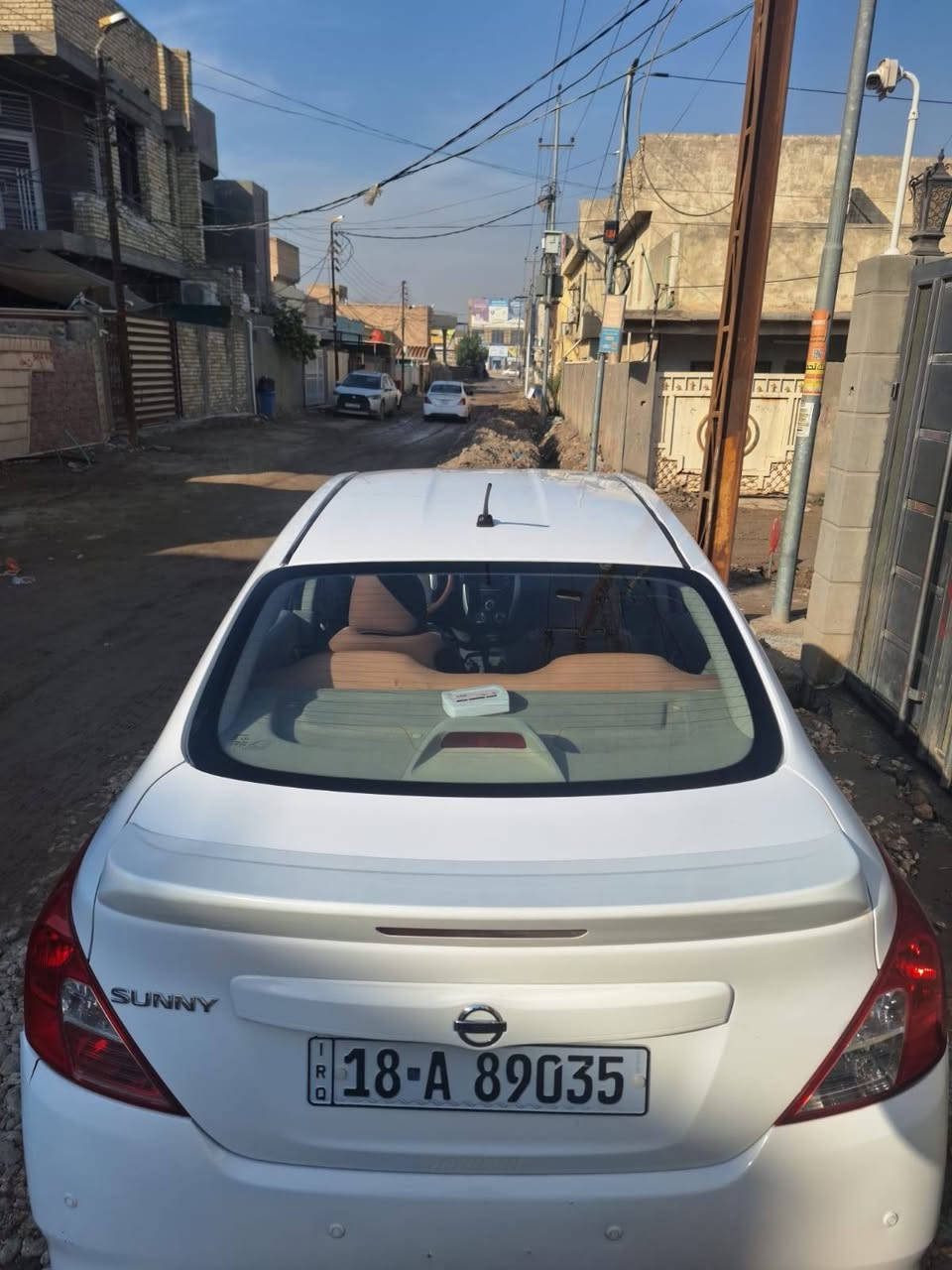 السلام عليكم
نيسان صني ٢٠١٩ ابيض بابل لا تبديل ولا صبغ بيها تعديلات على البارد بسيطة جدا ماشية ٧٧ ألف سعرها ١١٢ وبيها مجال مكانها حلة ش ٤٠ والتواجد من بعد الرابعة عصرا لغاية التاسعة ليلا..
للتواصل ***********
             ***********
