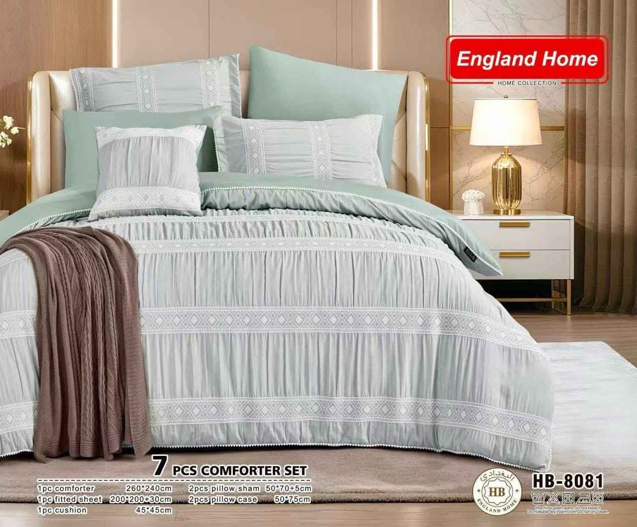 لحاف النفرين البوهيمي من ماركة انكلاند هوم اجة من جديد بعدة الوان 💛
كوالتي عالي جداً جداً بالحقيقة احلى بعد من الصور 💝 
يتكون من 7 قطع 
لحاف + جرجف (قياس خاص) + وجه مخدة عدد 4 + وجه كوشة عدد 1
مطابق للصورة 100‎%‎ 
السعر 63 الف

موصل / حي النور قرب جامع المصطفى ( مفروشات الحاتم )
للتواصل والطلب داخل الموصل فقط
 *********** يتوفر واتساب ايضاً

#h_m_houses_cleaning⁩
