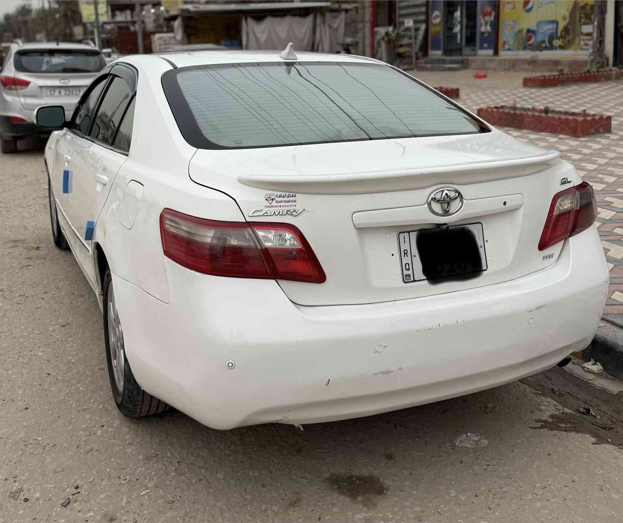 السلام عليكم
للبيع كامري موديل 2009 وارد خليجي مواصفات الشركه العامه 

المواصفات: تبريد قطعتين / حساسات خلفيه / مري كهرباء / كامرا خلفية/ ثلاجة

المكينه :2400v

بيها صبغ 4 قطع ابيع حزام 
التكم والقمارة مكفوله

الرقم : نجف دولي
السنوية لحد 2030
السعر :95 وبيها مجال

مكان السيارة نجف للاستفسار ***********
