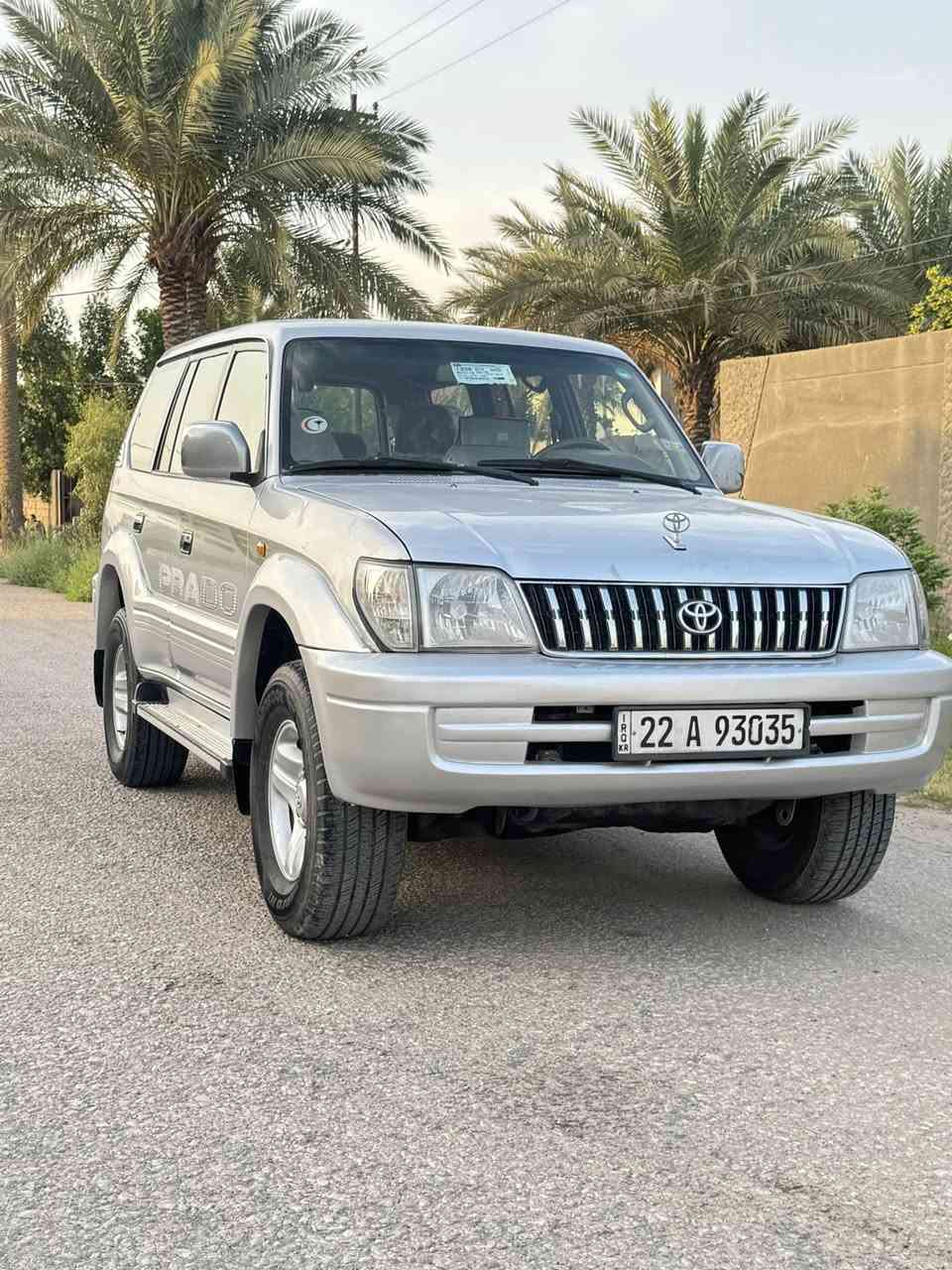 للبيع برادو 2001 رقم اربيل دولي وكاله او تحويل سياره كفاله عامه عدا البنيد صبغ فقط سياره 7 راكب تريد ثلج حداديه تخم تاير كله جديد مكينه وكير خير من الله مكينه 6 سلندر  المكان بابل سعر 110 بيها مجال بسيط 
***********

