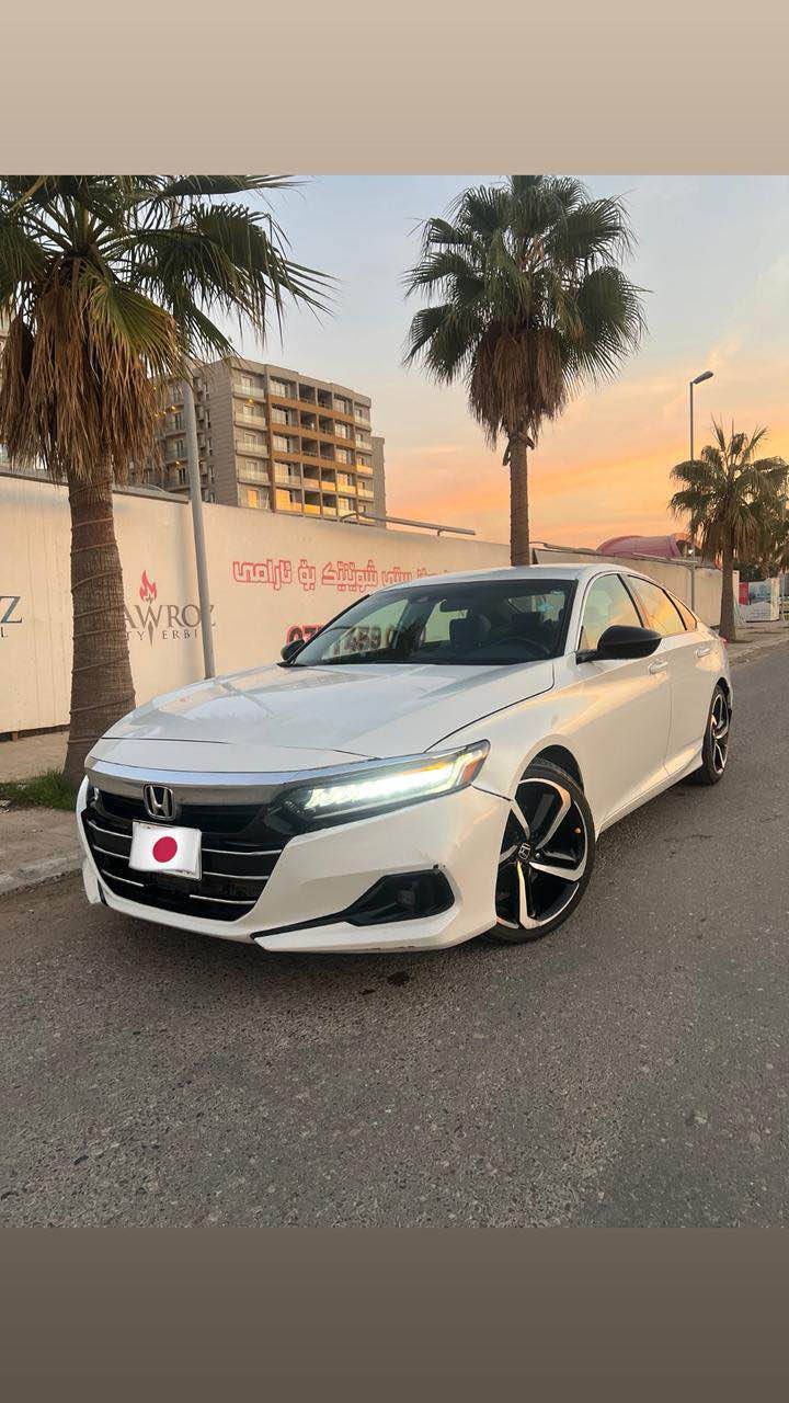 Honda accord 2022 sport 🚀
بصمة 
كامرة 
شاشة جبيرة 
رادار امامي 
٣ انظمة قيادة (normal-eco -sport) 
بريك بصمة 
اوتو ستارت ستوب 
قيادة ذاتية 
رادار خط شارع 
تحديد سرعة 
كشنات كهربائية 
شاشة الكتروني
اوتو هولد 
لايتات امامية خلفية led 
ويالة و تايرات رياضية 

سيارة ماشية 94 الف كلشي اب حالة الشركة كلشي بيها اب شرط لعشاق تميز سيارة مابيها اي نواقص تايرات صدر مكينة كير كلها اب شرط سيارة رقم اربيل ترقيم جديد 
رقم سنوية هزة فحص جديدة سنوية لحد سنة ٢٠٣٠ تحويل اب شرط ثاني يوم 

ضرر السيارة فقط باب صبغ و باب تبديل شركة بجم كبس كل ايرباكات اب شرط دواخل اب شرط مابيها 

مكان :اربيل

سعر:142$
واتساب/*********** أربيل, العراق
