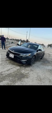 وبركاته  كيا اوبتما اكس ال موديل 2020 رقم بغداد انكليزي بأسمي الحادث خ...