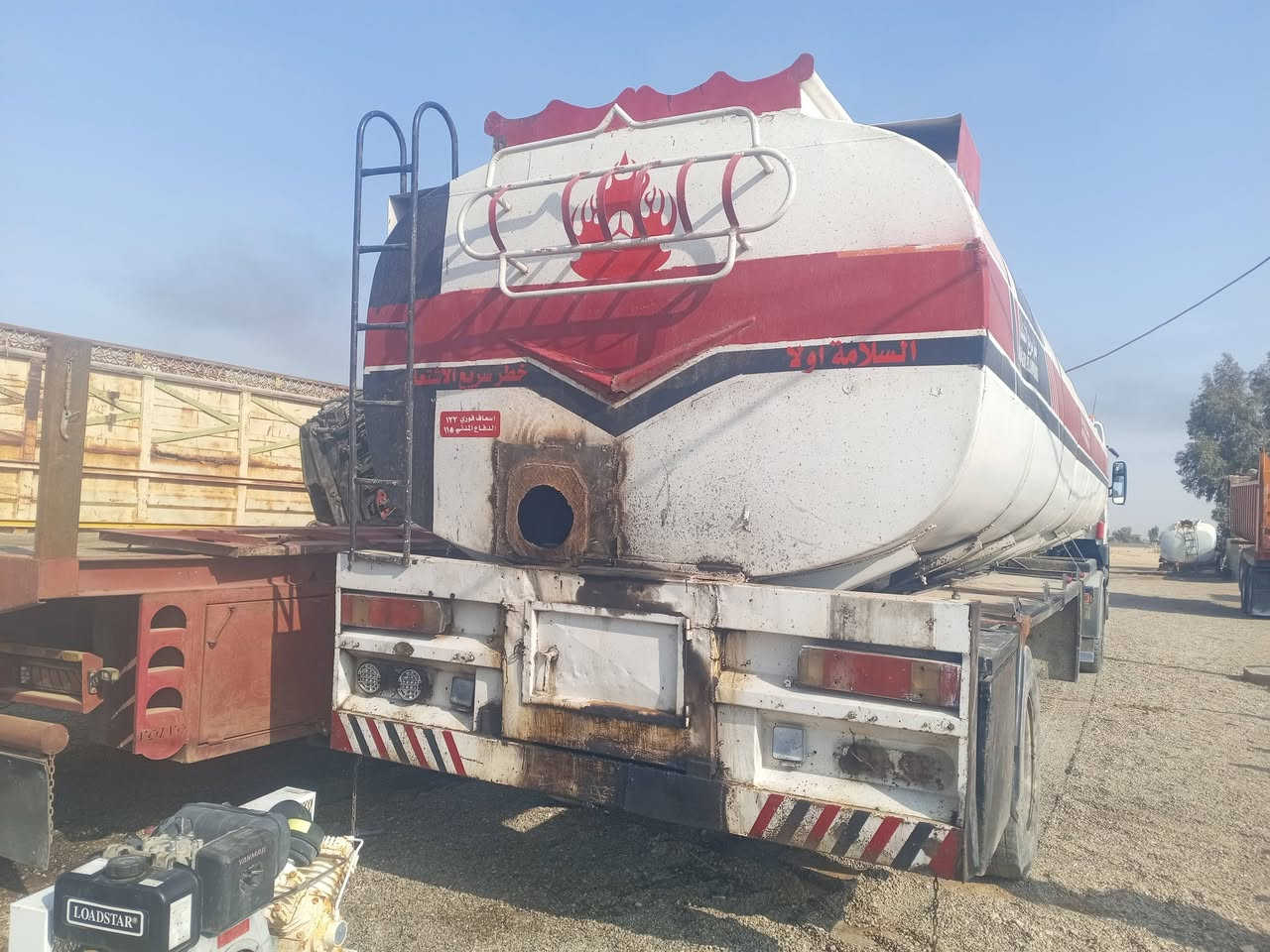 *********** سلام عليكم صهريج للبيع تفصال الموصل نقص دنكير واحد هوه شريط المكان حديثه جاهز من هوه وكهرباى بس نقصه دنكير
