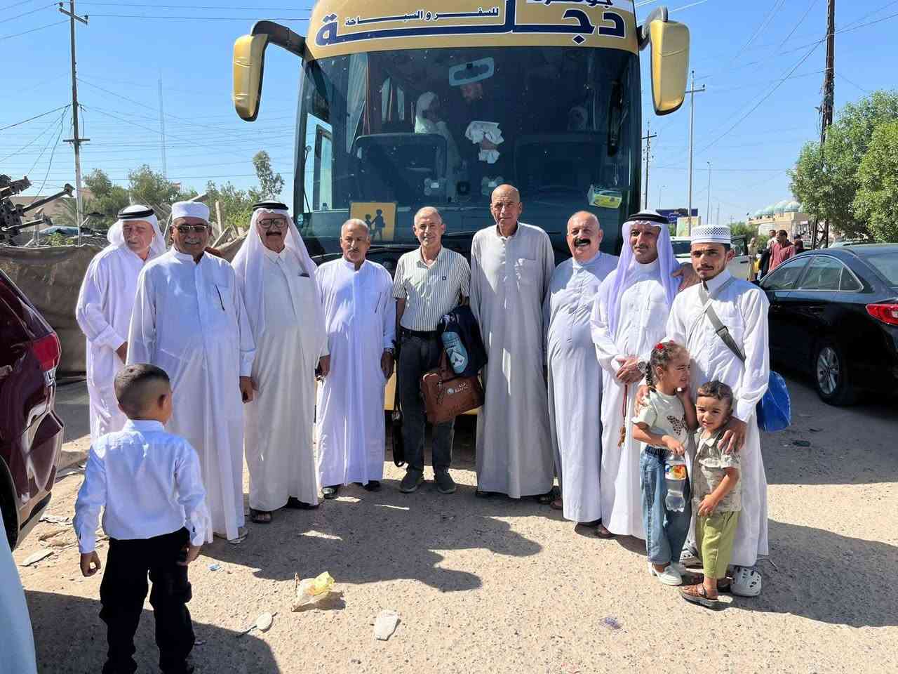الحمد لله رب العالمين
وصول قافلة ضيوف الرحمن للحج والعمرة والسياحه الدينيه إلى أرض الوطن
بعد أداء مناسك العمره المفرده لشهر محرم
نسأل الله أن يتقبل طاعتهم وصالح أعمالهم
ويرزقهم العوده

ضيوف الرحمن للحج والعمرة والسياحه الدينيه ب
قافلة
 المتعهد
 خادم ضيوف الرحمن
سليم الشجيري
رحلتنا القادمه بأذن الله تعالى
يوم 7/14
، للحجز والاستفسار
***********
***********
بابل الإسكندرية الحصوه مجاور صيدلية البنفسج
