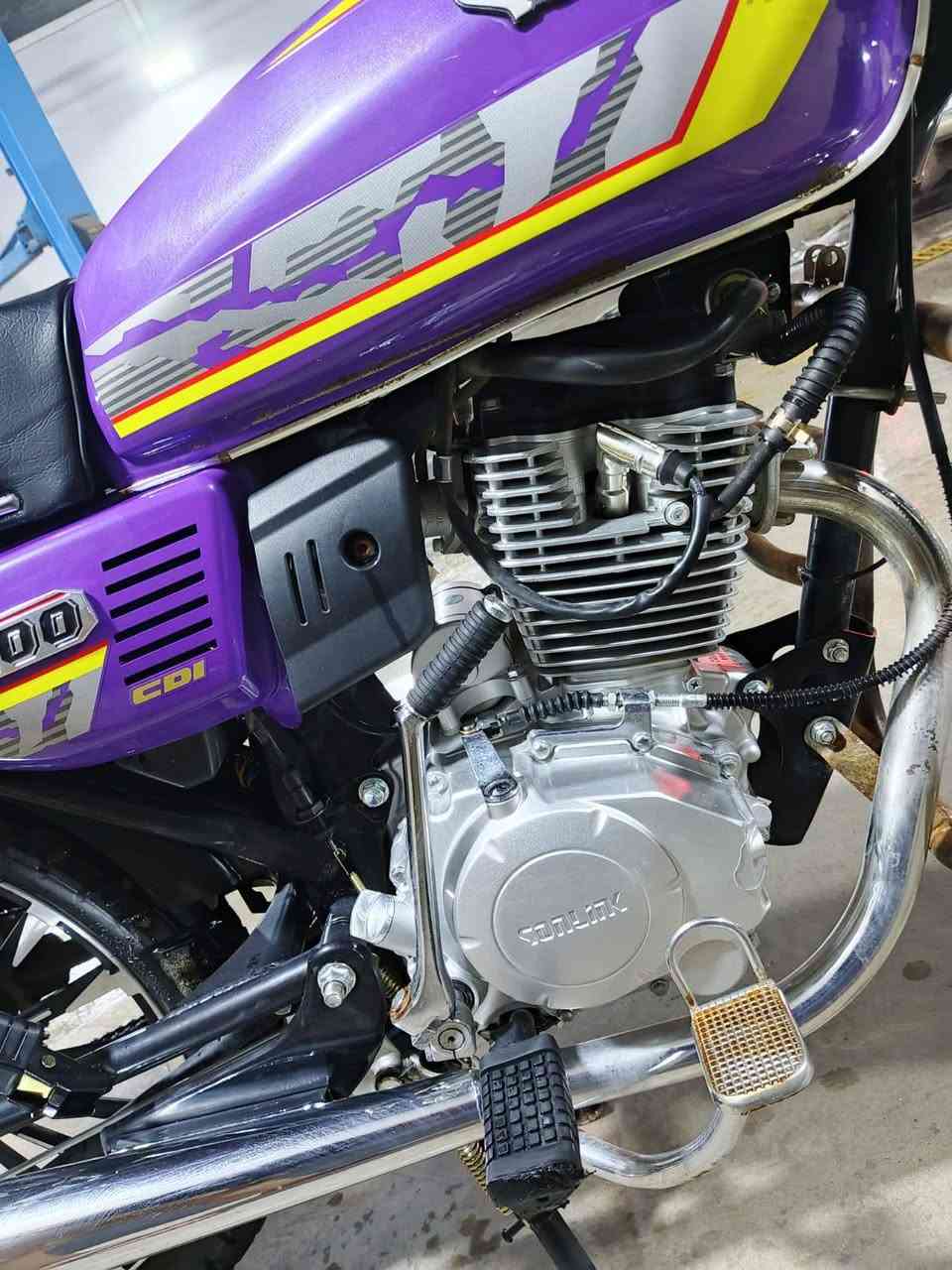 سلام عليكم دراجه يراني سونك 5كير مديل 2024 مكاني بغداد سعر 700وبيهه مجال ***********غير متواجد فيس مكلف بنشر
