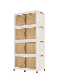 خزانة قابلة للطي • ٥ طبقات • أبواب مغناطيسية