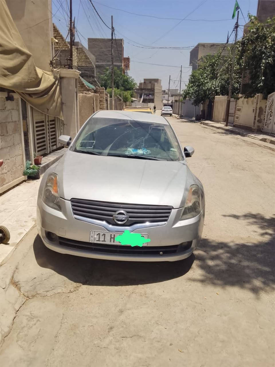 السلام عليكم
نيسان التيما خليجي موديل ٢٠٠٩ رقم بغداد انكليزي كير ومحرك مابيهم تنقيص بنيد مصبوغ اثر جراد وبيها قطع صبغ ابيع حزام تبريد شغال جامة الأمامية بيها فطور مكاني بغداد دورة 
سعرها ٧٢ 
رقم تلفون ***********

