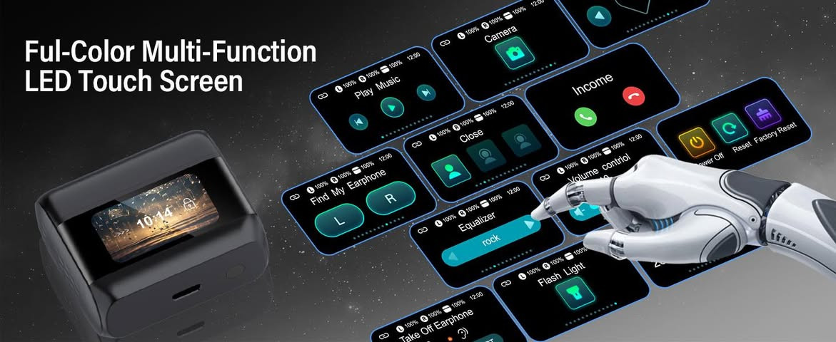 سماعات ZYHKON Z9 Pro هي سماعات أذن لاسلكية متطورة (Bluetooth 5.4) تتميز بعلبة شحن ذكية ذات شاشة لمس ملونة LED، توفر إلغاء نشط للضوضاء (ANC/ENC)، ومقاومة للماء (IPX7). توفر صوتاً ستيريو بـ 5 أوضاع EQ، وعمر بطارية طويل يصل إلى 48 ساعة، مع شحن سريع في 1.5 ساعة السعر 25 الف فقط


**إذا كنت صاحب هذا الإعلان وتريد حذفه لأي سبب، رجاءا أرسل رسالة إلى الدعم الفني**