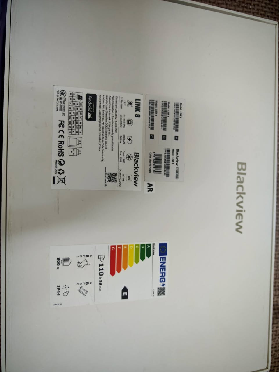 بلاك فيو LINK 8 ذاكره 256 عشوائيه 16 جهاز استخدام دراسه فقط ملحقاته موضحه بصوره مع ضمان متبقي 10 اشهر  يدعم 60 فريم ببجي جهاز جيد وسلس للبيع بسعر 250 / بغداد ***********
