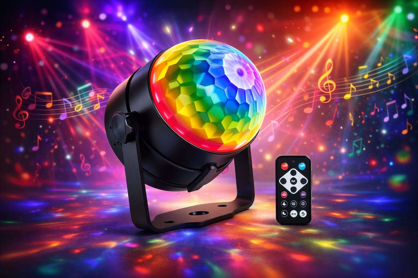 إضاءة حفلات LED Magic Ball مع ريموت كنترول

• إضاءة حفلات LED مدمجة بتأثير Magic Ball تضيف أجواء مميزة للحفلات والمناسبات داخل المنزل.

• تعمل بقدرة 3 واط أو 6 واط (حسب الموديل 3x1W أو 6x1W) لإضاءة واضحة ومناسبة للأماكن الداخلية.

• مزودة بريموت كنترول للتحكم السريع بالتشغيل والإيقاف، أوضاع الإضاءة، ووضع الصوت.

• تدعم وضع التفاعل مع الصوت (Sound Active) مع عدة أنماط: إضاءة ثابتة، ديناميكية، وتأثير ستروب.

• إمكانية التحكم بسرعة دوران المحرك من خلال أزرار التحكم.

• مصممة للعمل على كهرباء AC 100-240V أو عبر DC 5V/1A.

• نوع المنتج: LED Party Light
• التأثير: LED Magic Ball
• مصدر الإضاءة: 3x1W أو 6x1W
• القدرة: 3 واط / 6 واط
• العمر الافتراضي للمصدر: 200,000 ساعة
• الكهرباء AC: ‏100-240V / 50-60Hz
• الكهرباء DC: ‏5V / 1A
• الاستخدام: داخلي

محتويات العلبة:
• جهاز إضاءة LED Party Light
• ريموت كنترول
• ورقة تعليمات الاستخدام
(بسعر 10الاف فقط 🔥🔥)


**إذا كنت صاحب هذا الإعلان وتريد حذفه لأي سبب، رجاءا أرسل رسالة إلى الدعم الفني**