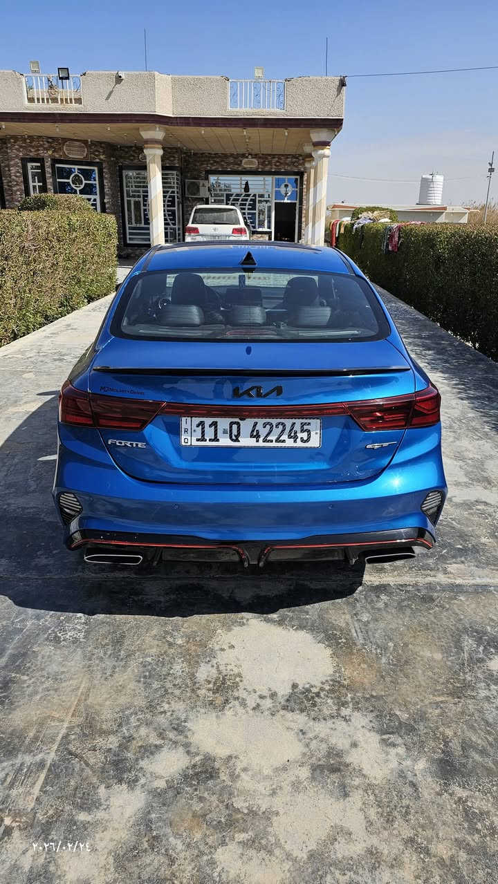 يا الله 
للبيع كيا فورتي 2022 (GT) فول مواصفات وارد امريكي رقم بغداد معوقين ضرر صبغ باب و جاملق خلفيات و اشويه بارد بل بنيد مكينه و كير كهربائيات مكفولات سياره جاهزه للخير مابيهه اي نقص عنوان بغداد الامين السعر(138$) و بيهه مجال الشراي يتصل (***********)
