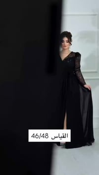 فساتين • مقاس ٥٢-٥٤ • أسود