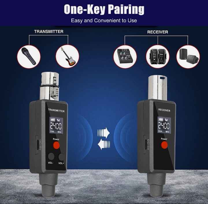 " نظام #ميكروفون_لاسلكي XLR،"
#بسعر_25_الف_فقط.

* يغطي مساحة 90 قدم.

* زمن استجابة قليل جدا اقل من 3 مللي ثانية.

* يتضمن جهاز إرسال واستقبال ومحولات. 

* يحول الميكروفونات السلكية إلى لاسلكية.

* يعمل في نطاق تردد واسع (20 هرتز - 20 كيلو هرتز).

* مدى ديناميكي 110 ديسيبل.

* يعمل لمدة 8-10 ساعات تقريبًا بشحنة واحدة.

* يستخدم لنقل الصوت في المسارح والمنزل والبث وغيرها. بغداد, العراق


**إذا كنت صاحب هذا الإعلان وتريد حذفه لأي سبب، رجاءا أرسل رسالة إلى الدعم الفني**