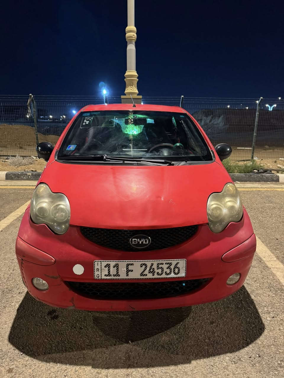 لسلام عليكم BYD F0 2012 كير ومكينة خير من اللة تدفئة و تبريد ثلج كير عادي بيه سستم صوت لسبير موجود رقم بغداد دولي هزة وسنوية جديده بيه طخات مثل ما موضح بل صور لسعر 35 مكاني كربلاء وأي استفسار موجود خاص و وتساب ***********
