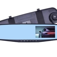 مرآة سيارة • كاميرا مزدوجة • شاشة 4.5 بوصة