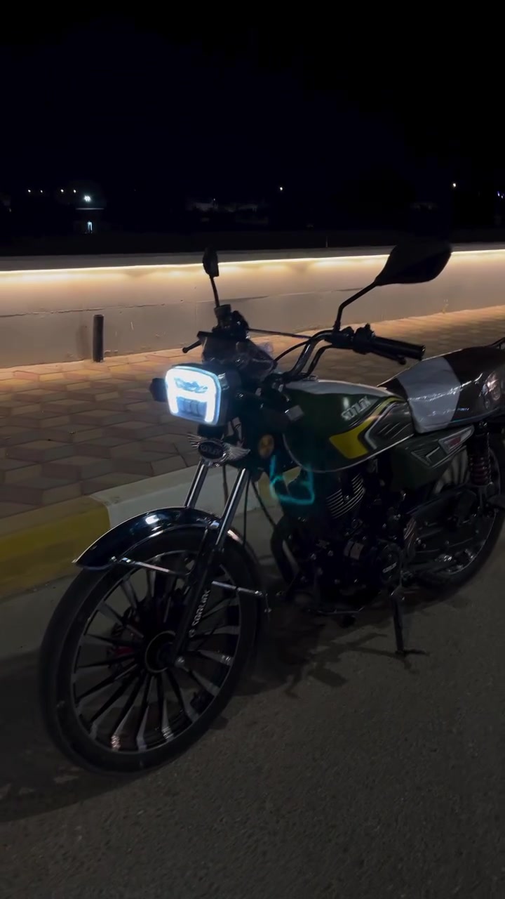 سلام عليكم اخوان دراجه لل بيع لون زيتوني بي بس لكشن مبدل لسعر 900وبي مجال بصيط ما ماشي هوايه ***********
