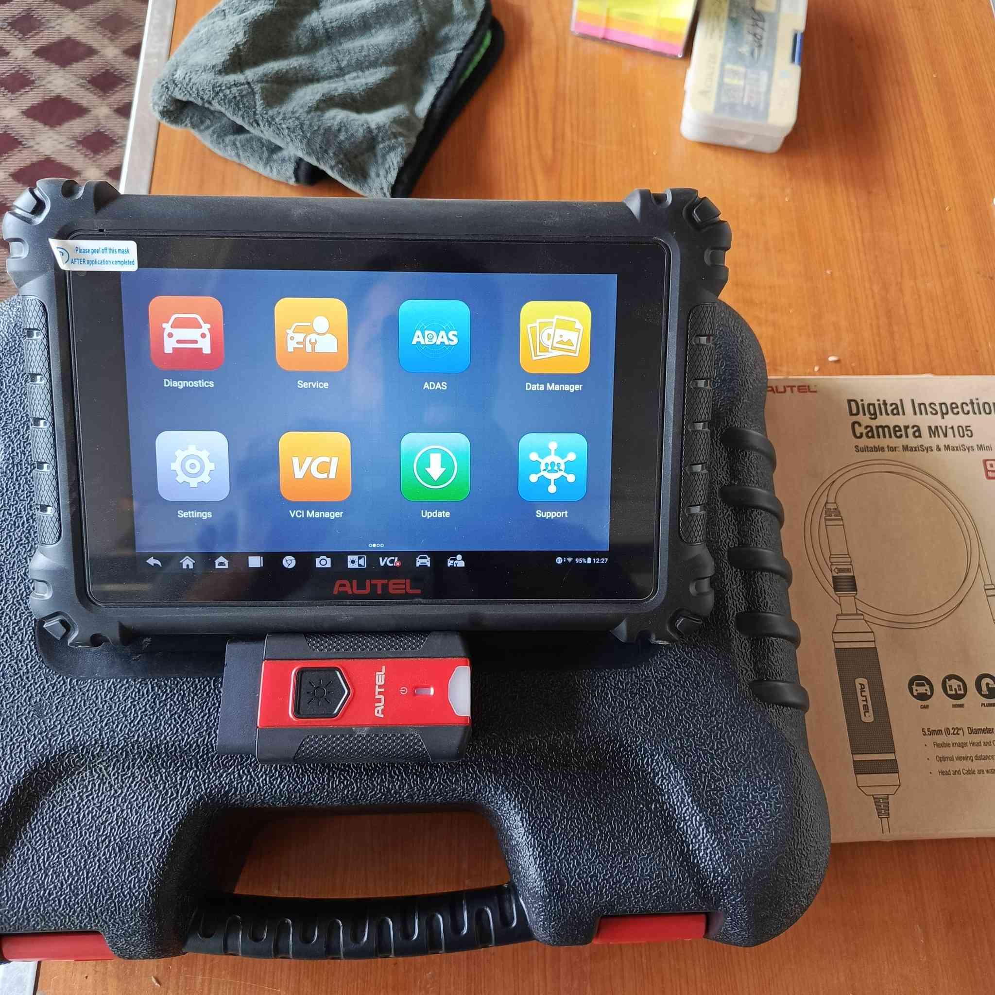 جهاز اوتيل Autel 906pro
تحديث ينتهي شهر 10/2026
الجهاز مع كاميرا 
استخدام قليل جداً مع كامل ملحقاته
السعر 
11ورقه قفل 
***********
النجف الاشرف
