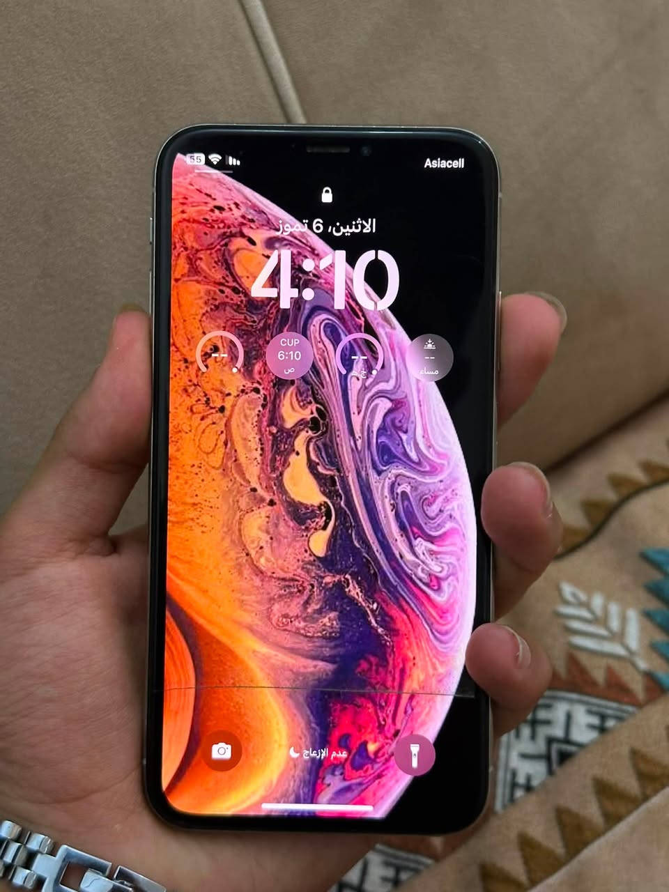ايفون اكس ذاكره 256 بطاريه 100
شرق اوسط مبدل فقط بطاريه جهاز كله شغال آي عطل مابي 
سعره 140 وبي مجال بسيط 
***********
