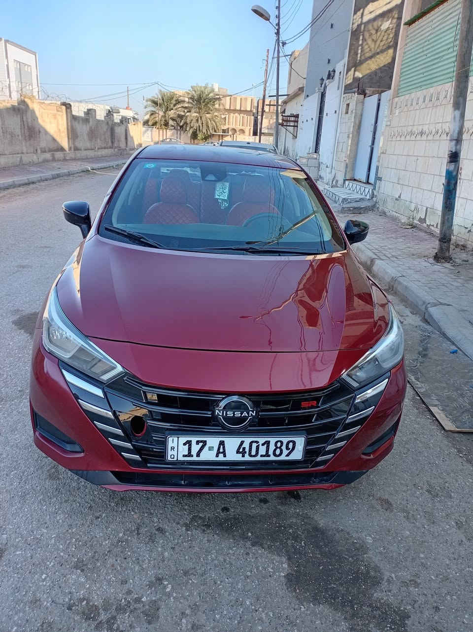 نيسان فيرسا 2023سياره كارتون ماشيه 15الف حادث بجم مرقم معوقين َمكينه وكير تبريد وحدايه زيروبيع مستعجل السعر 95وبيهه مجال قليل ***********عنوان سماوه
